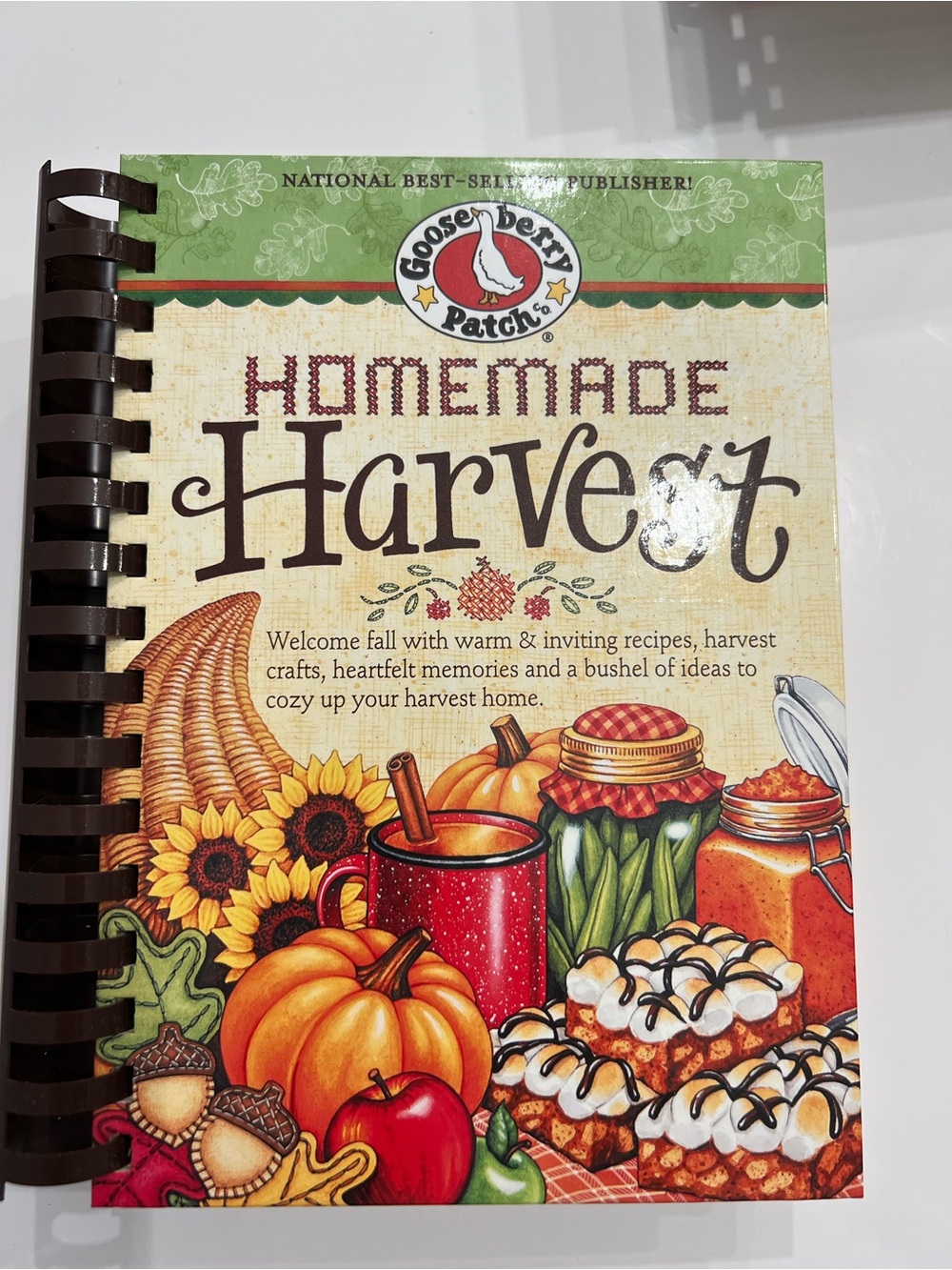 Gooseberry Patch Homemade Harvest Cookbook - Green & Red Cover